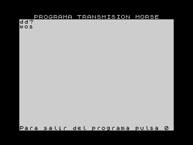 Transmision Morse image, screenshot or loading screen