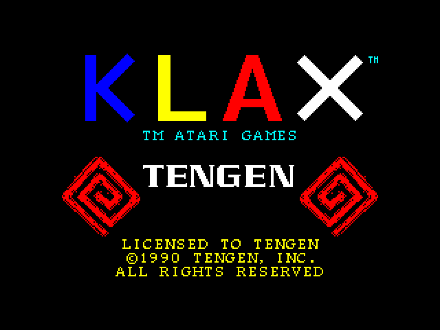 Klax image, screenshot or loading screen