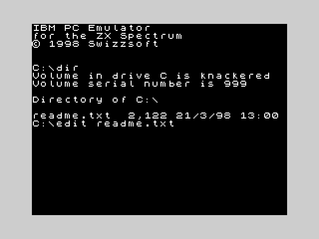 IBM PC Emulator image, screenshot or loading screen