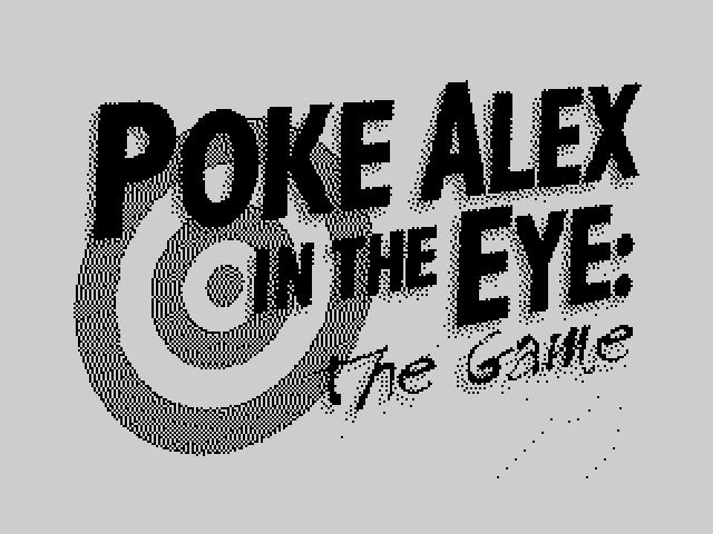 Poke Alex In The Eye - The Game image, screenshot or loading screen