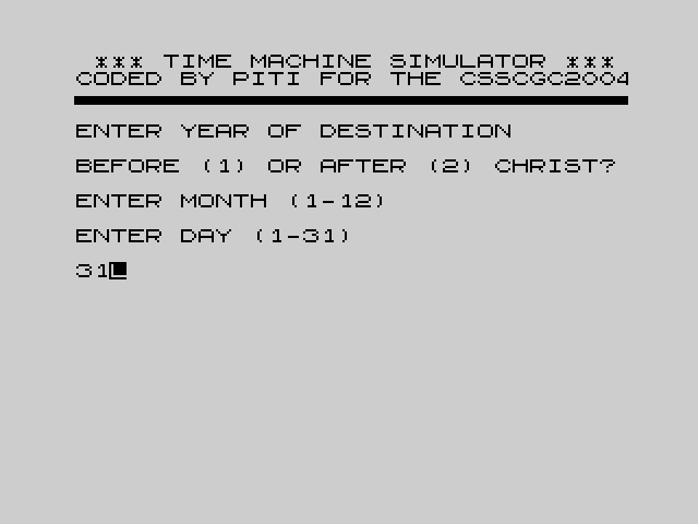 Time Machine Simulator image, screenshot or loading screen